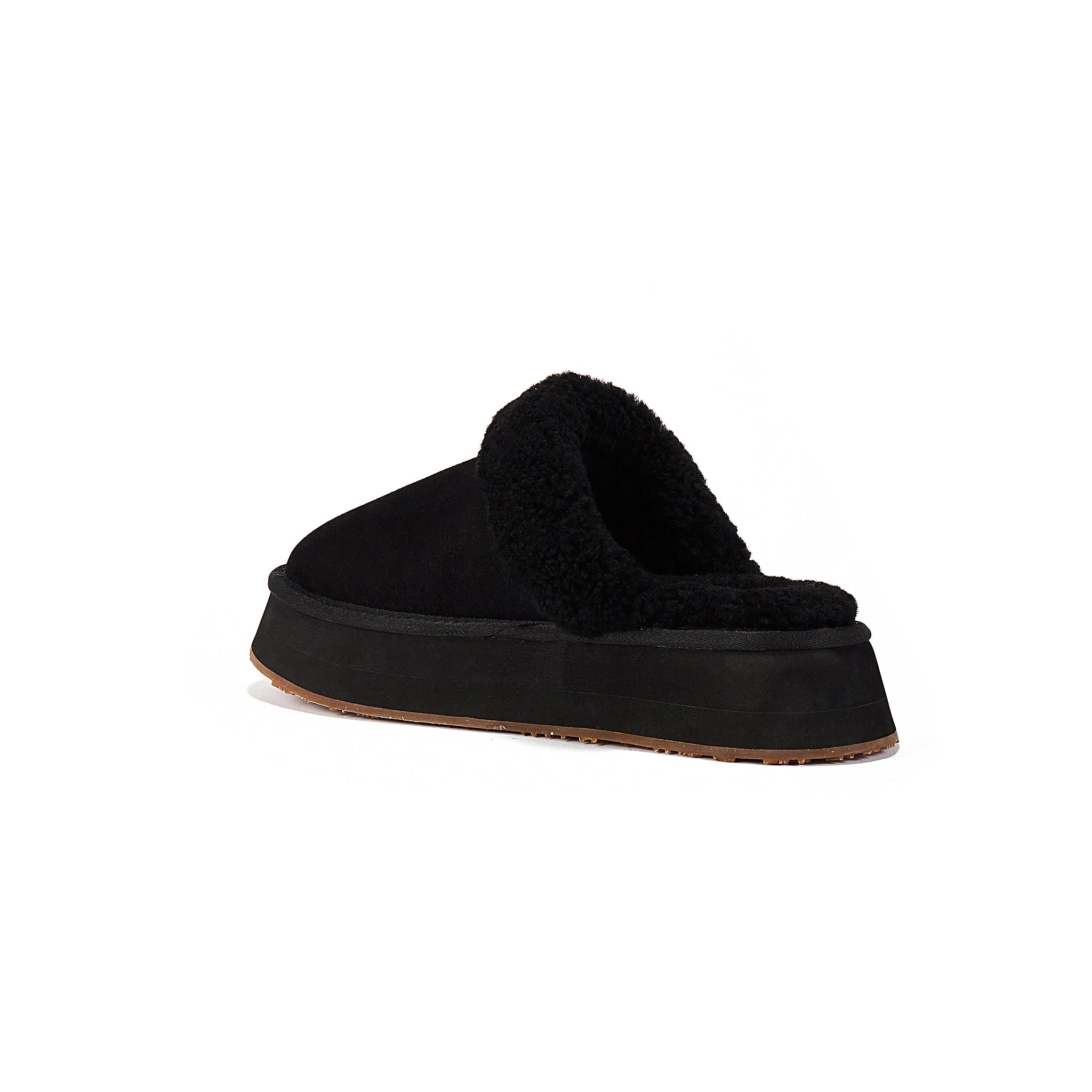 MULE PLATFOAM SLIPPERS SUEDE BLACK sold by Australia Luxe Collective product image thumbnail 3