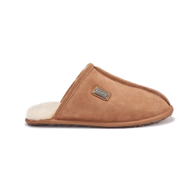 MENS CLOSED MULE SLIPPERS CHESTNUT made by Australia Luxe Collective