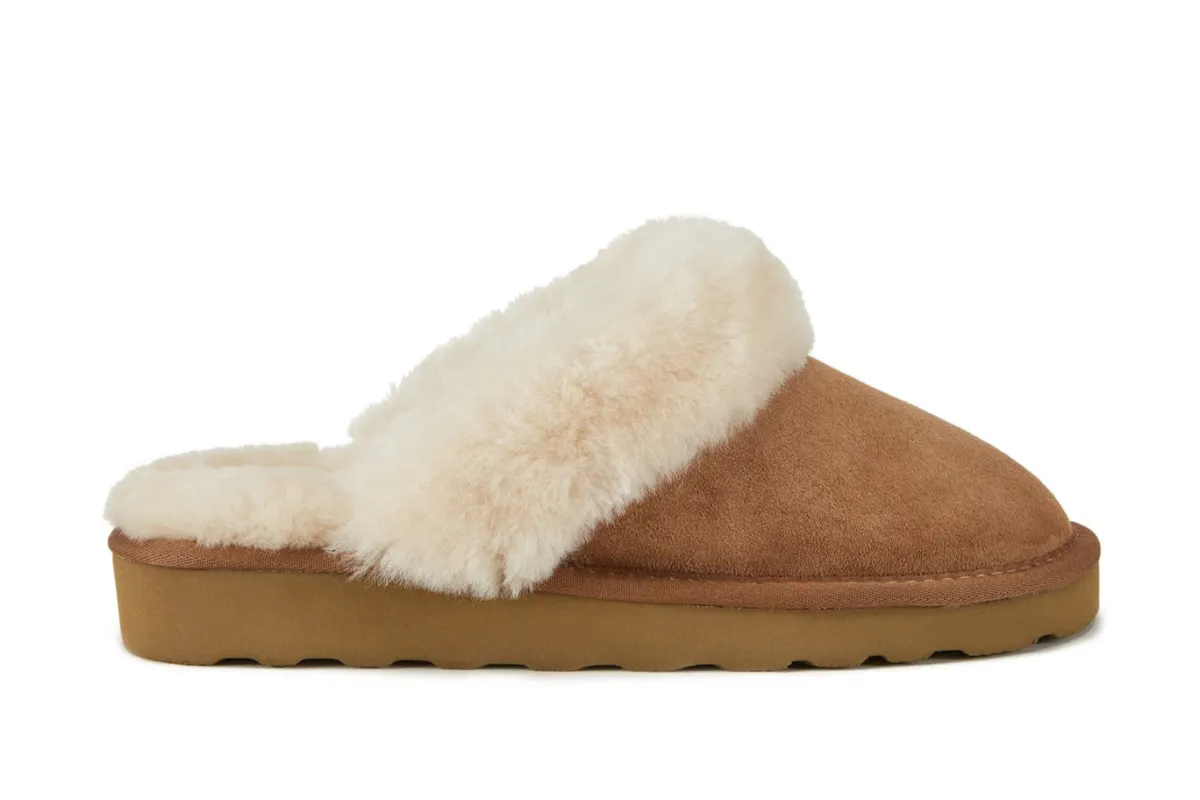 MOOL SLIPPERS CHESTNUT made by Australia Luxe Collective