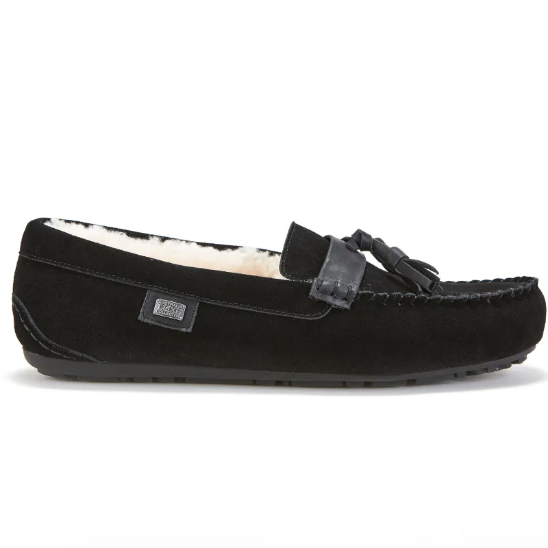 MENS HAMILTON SLIPPERS BLACK made by Australia Luxe Collective