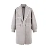 FLOW KNITTED COAT BURNT sold by Australia Luxe Collective
