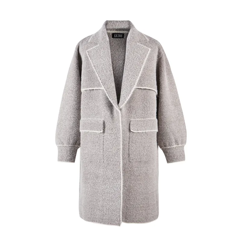 FLOW KNITTED COAT BURNT sold by Australia Luxe Collective