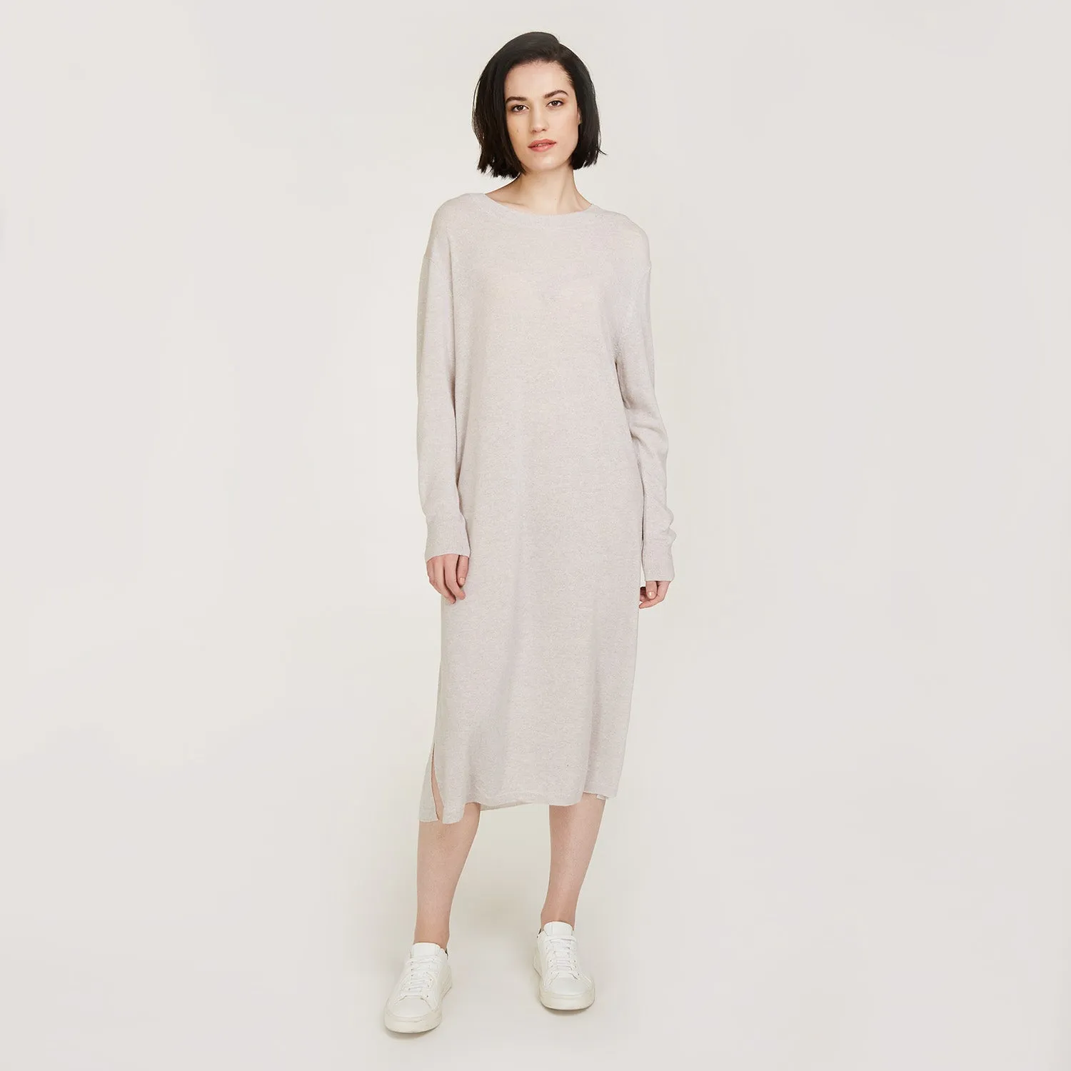 Oversize Tunic Dress w/ Side Slits sold by Autumn Cashmere