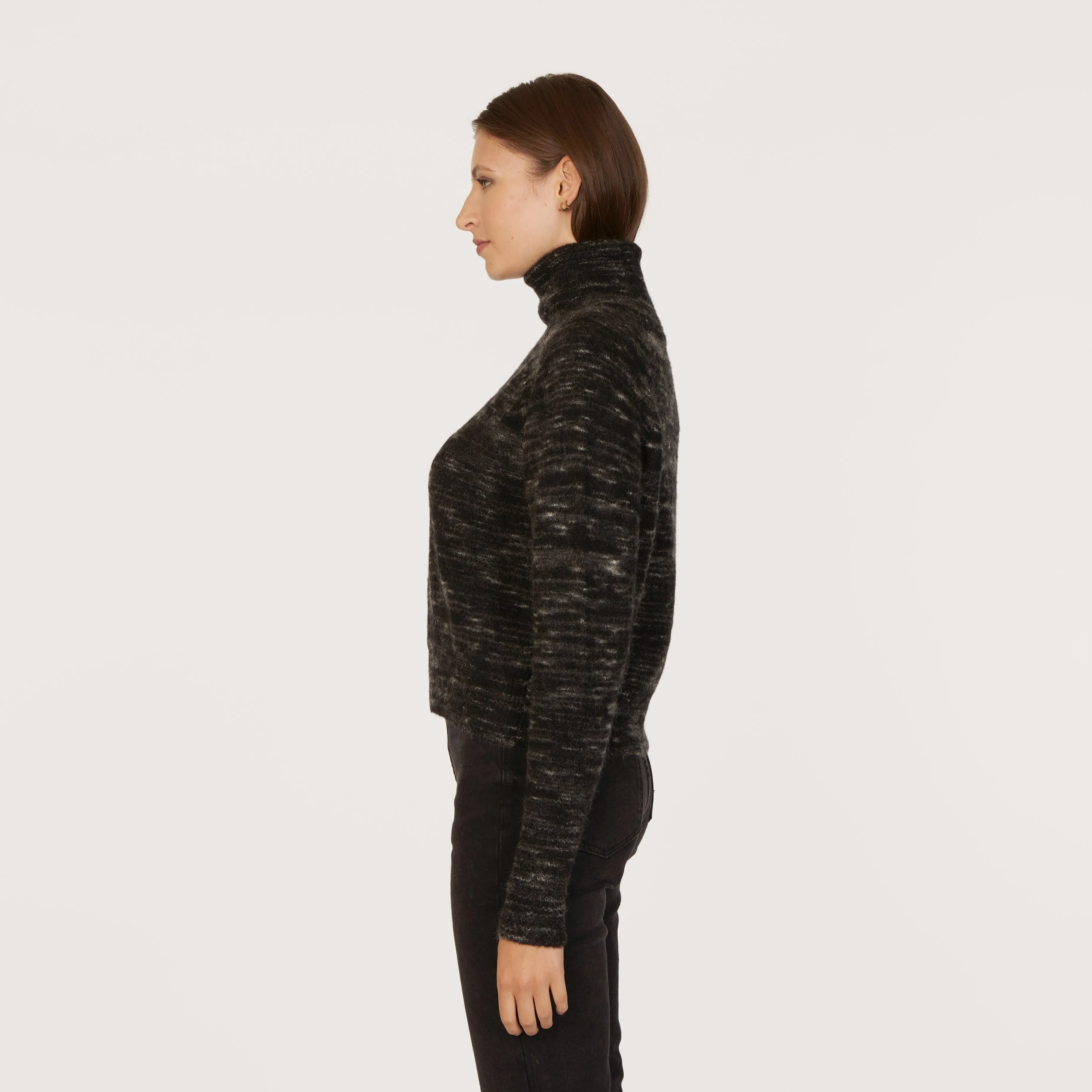 Space Dye Raglan Mock Neck sold by Autumn Cashmere product image thumbnail 2