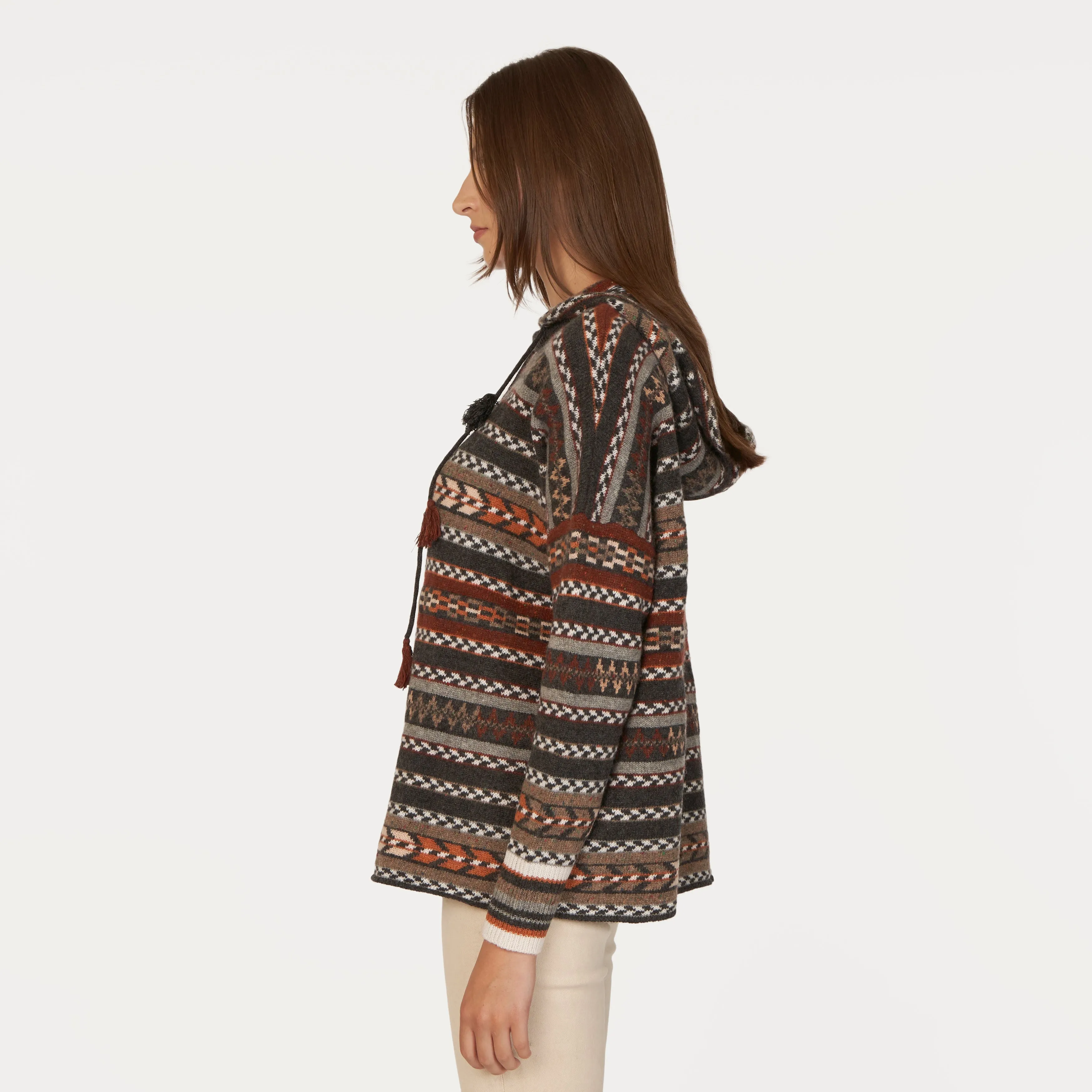 Jacquard Hoodie w/ Tassels sold by Autumn Cashmere product image thumbnail 5