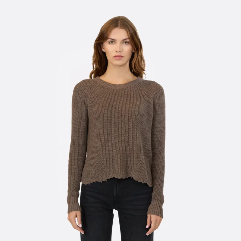 Distressed Scallop Shaker in Rye sold by Autumn Cashmere