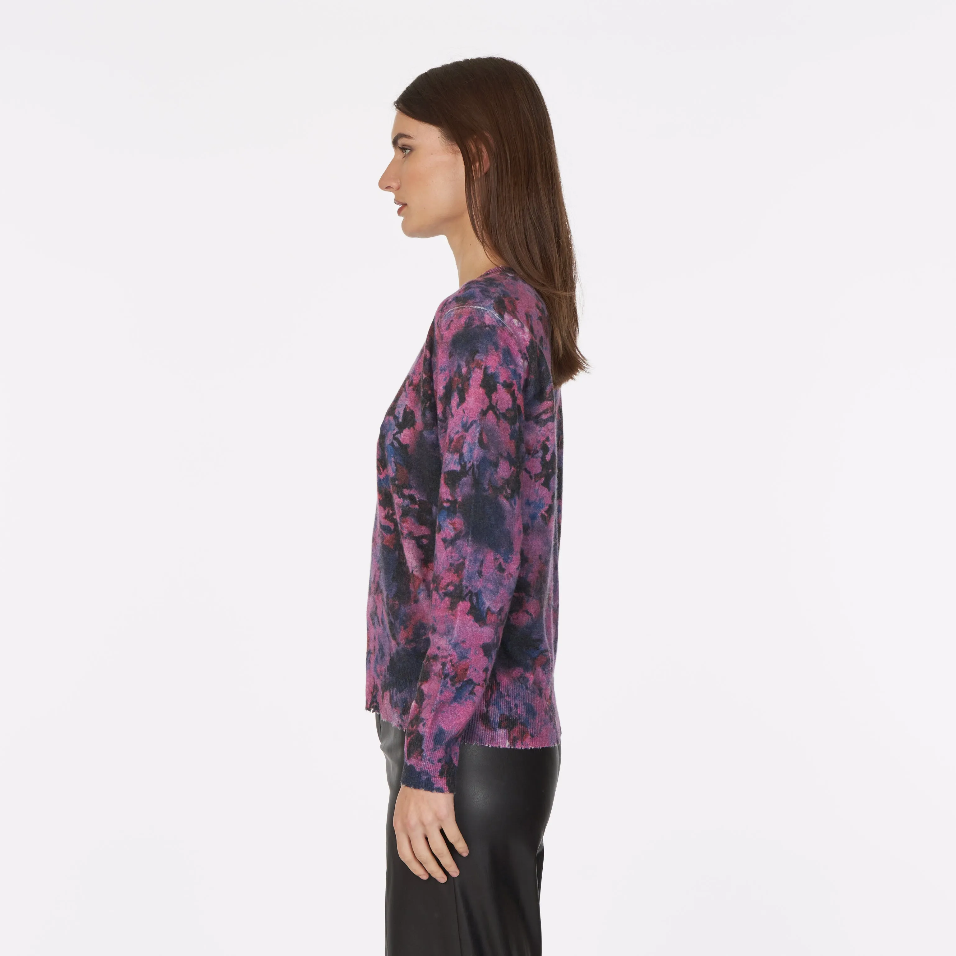 Floral Print Distressed Crew sold by Autumn Cashmere product image thumbnail 3