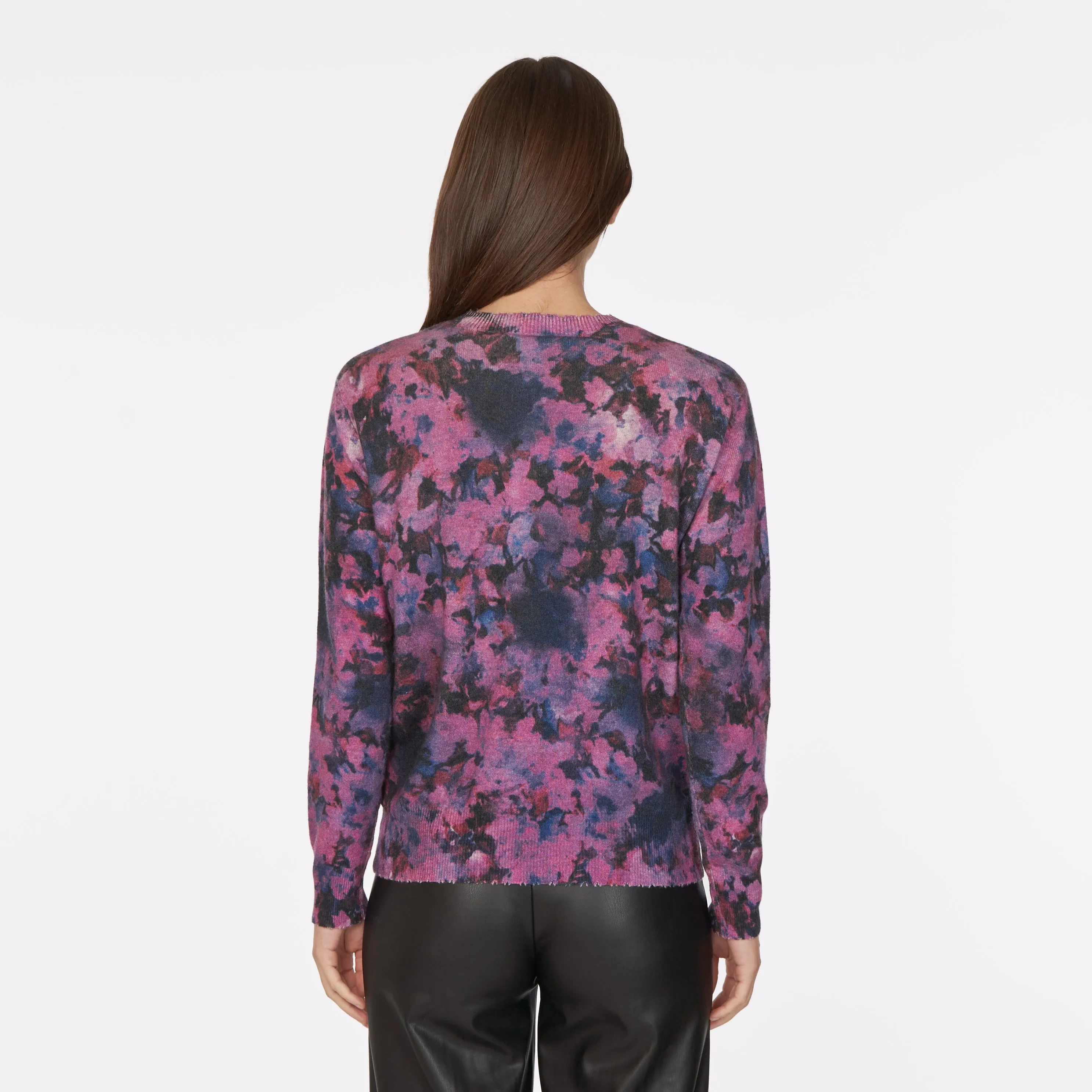 Floral Print Distressed Crew sold by Autumn Cashmere product image thumbnail 4