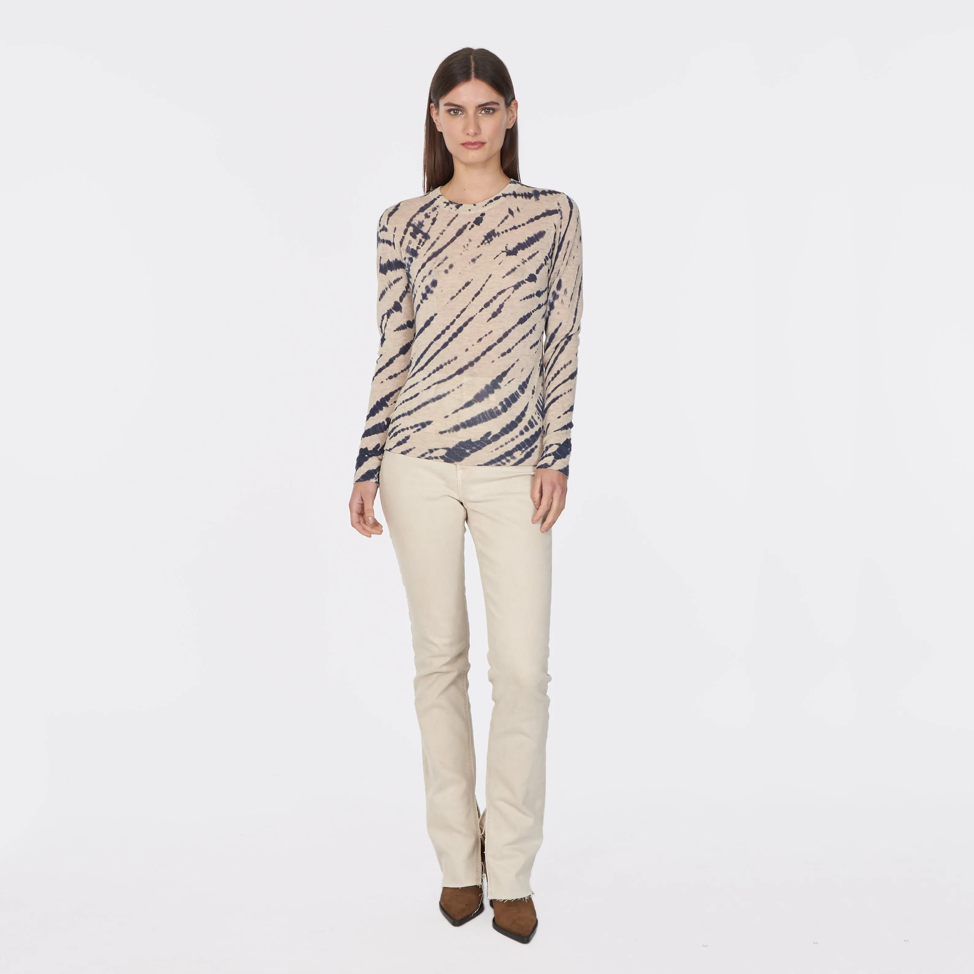 Ink Blot Sheer Crew sold by Autumn Cashmere product image thumbnail 2