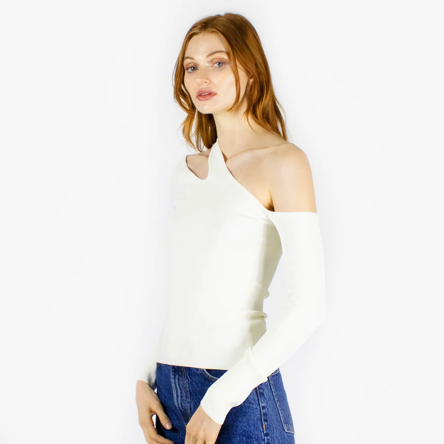 L/S Slash One Shoulder sold by Autumn Cashmere product image thumbnail 4