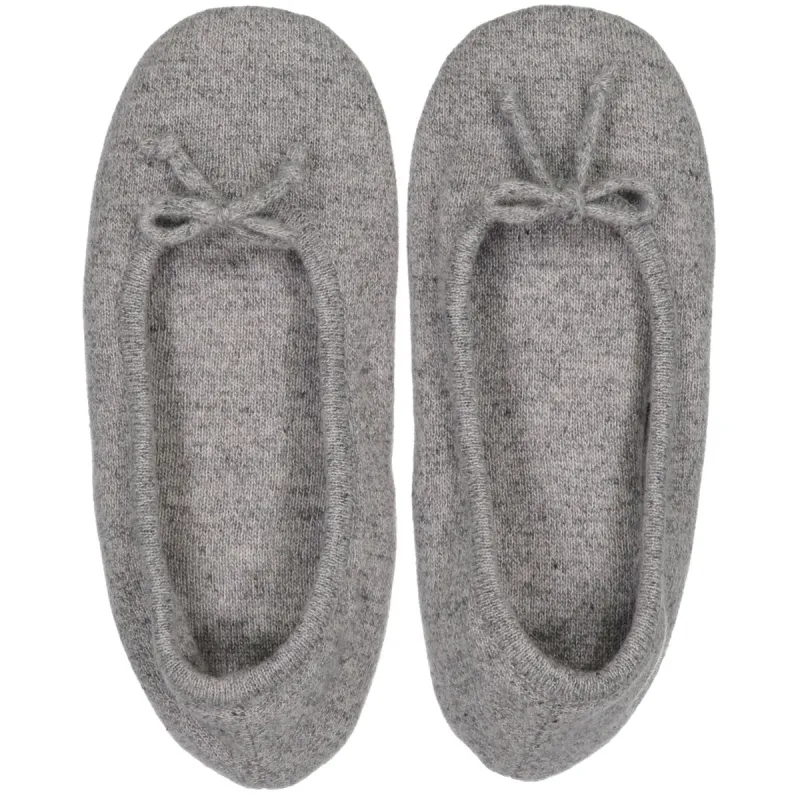Cashmere Slippers in Quarry sold by Autumn Cashmere