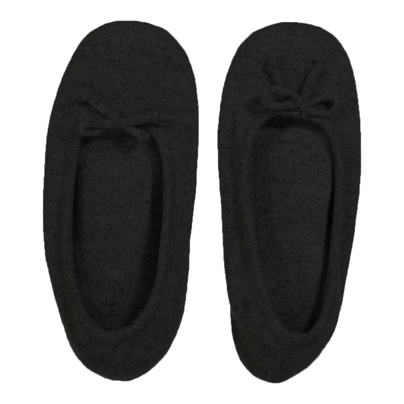 Gift - Cashmere Slippers in Black sold by Autumn Cashmere