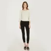 Rib Puff Sleeve Multi Button Cardigan sold by Autumn Cashmere