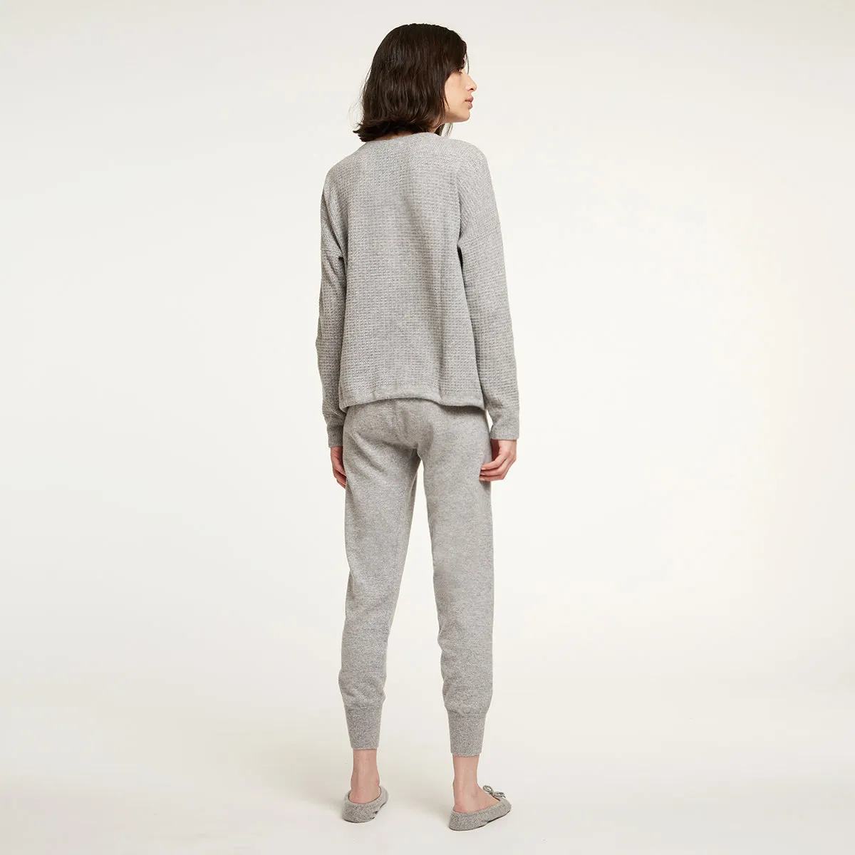Cashmere Jogger in Grey sold by Autumn Cashmere product image thumbnail 4