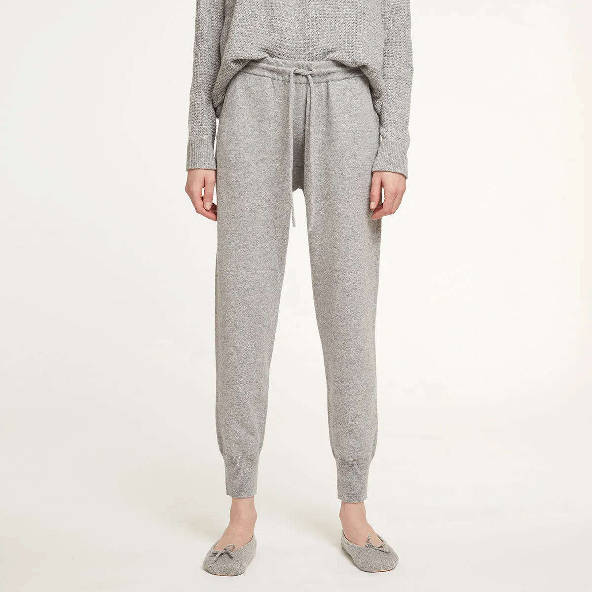 Cashmere Jogger in Grey sold by Autumn Cashmere