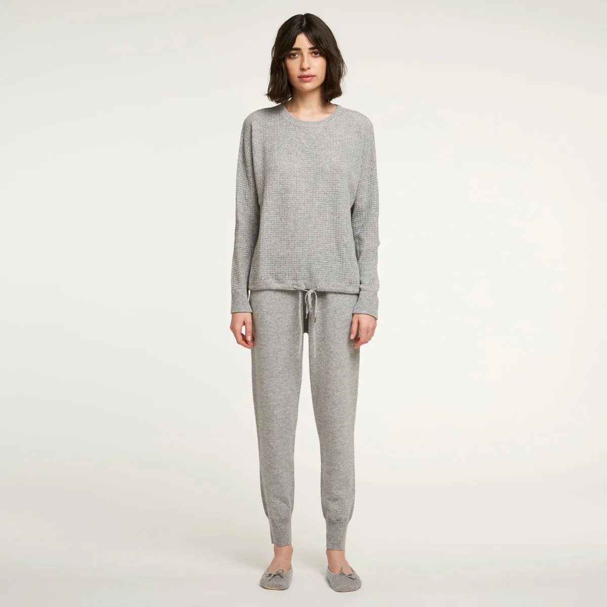 Cashmere Jogger in Grey sold by Autumn Cashmere product image thumbnail 3