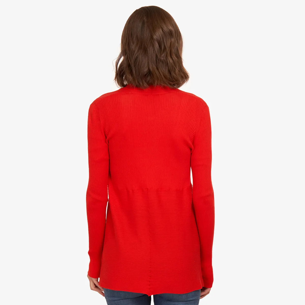 Cotton Rib Drape in Apple sold by Autumn Cashmere product image thumbnail 3