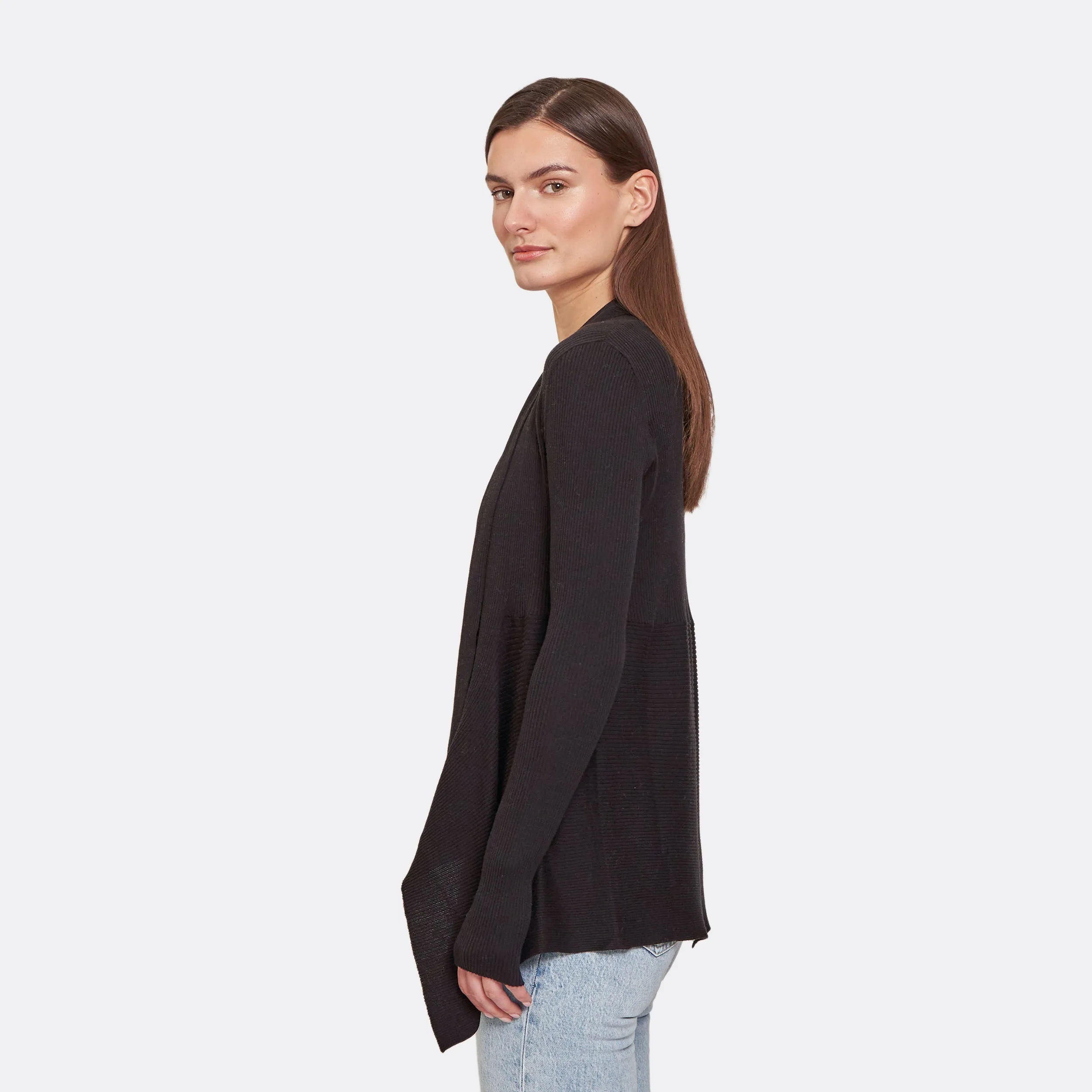 Rib Drape in Black sold by Autumn Cashmere product image thumbnail 3