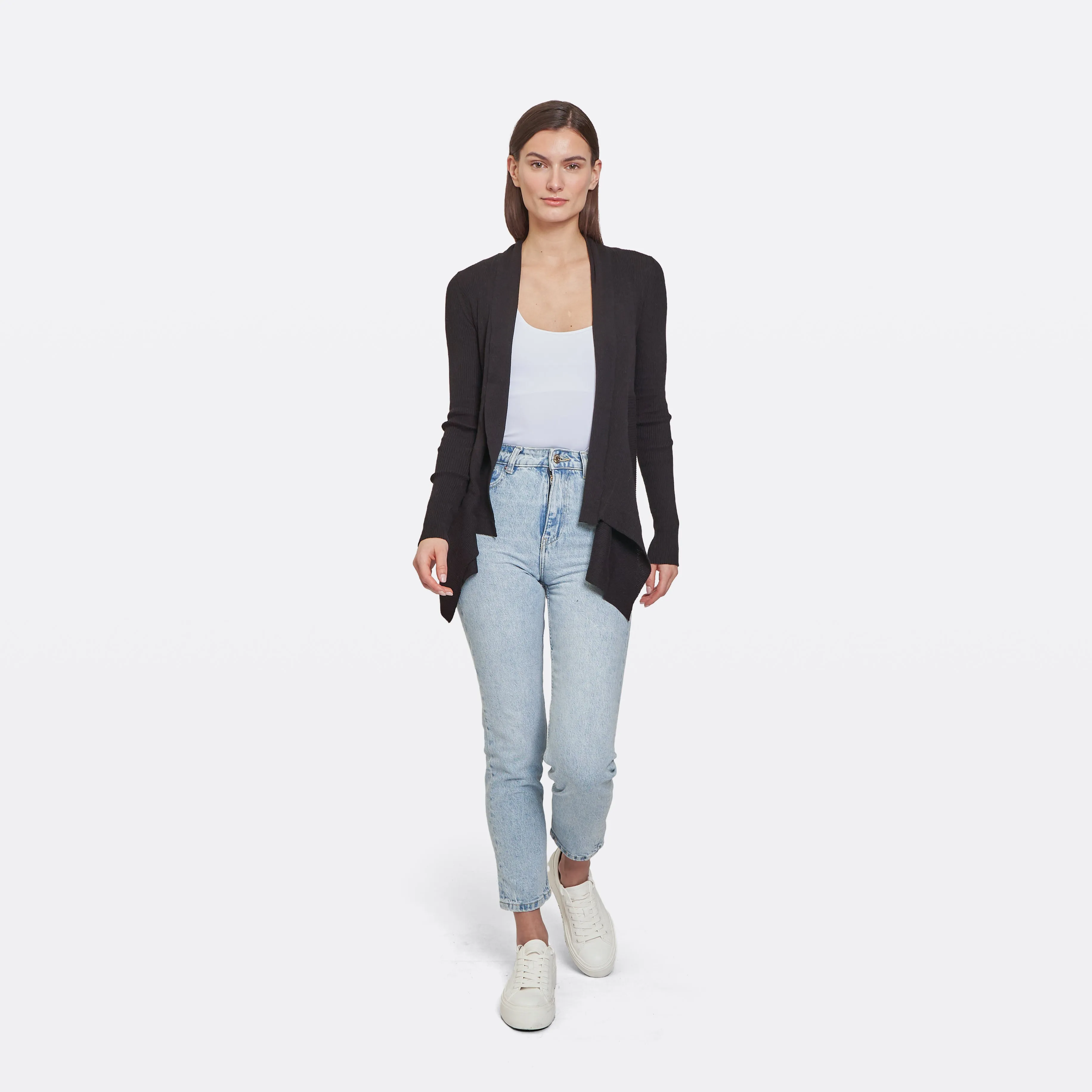 Rib Drape in Black sold by Autumn Cashmere product image thumbnail 2