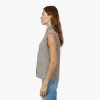 Button Front Mock Neck Vest sold by Autumn Cashmere