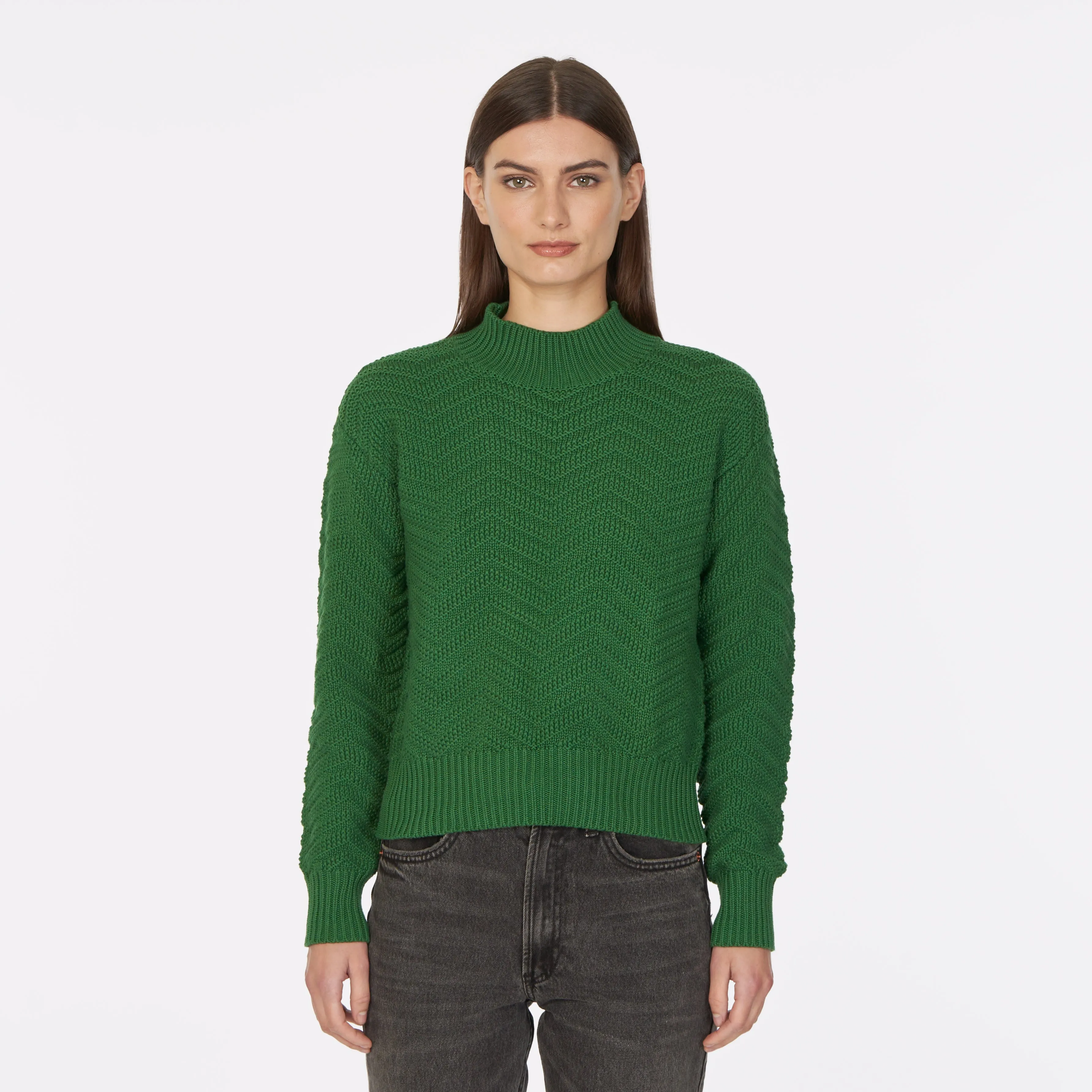 Chevron Mock in Bottle sold by Autumn Cashmere