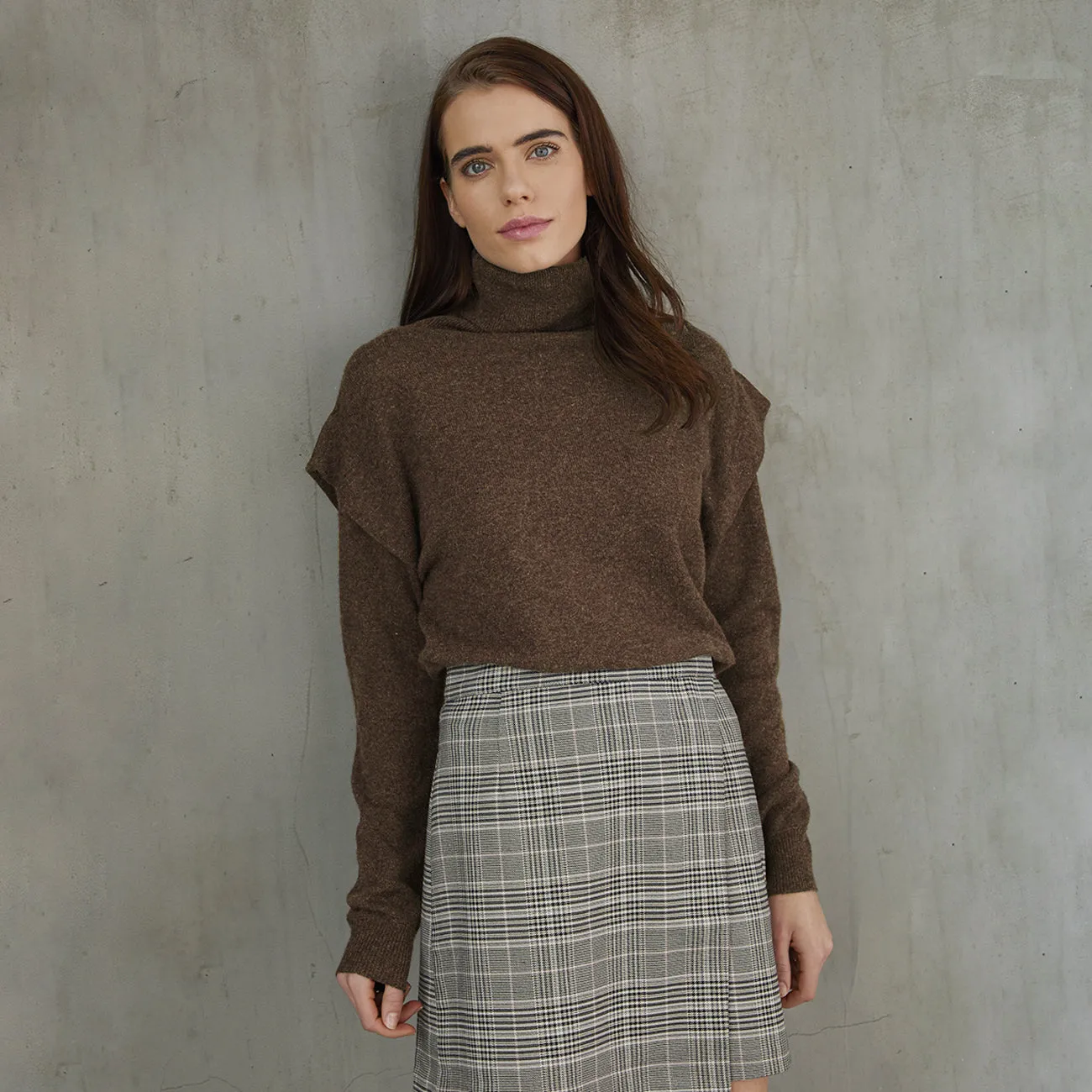 Flange Shoulder Turtleneck sold by Autumn Cashmere product image thumbnail 3