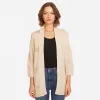 Open Stitch Beach Duster in Hemp sold by Autumn Cashmere