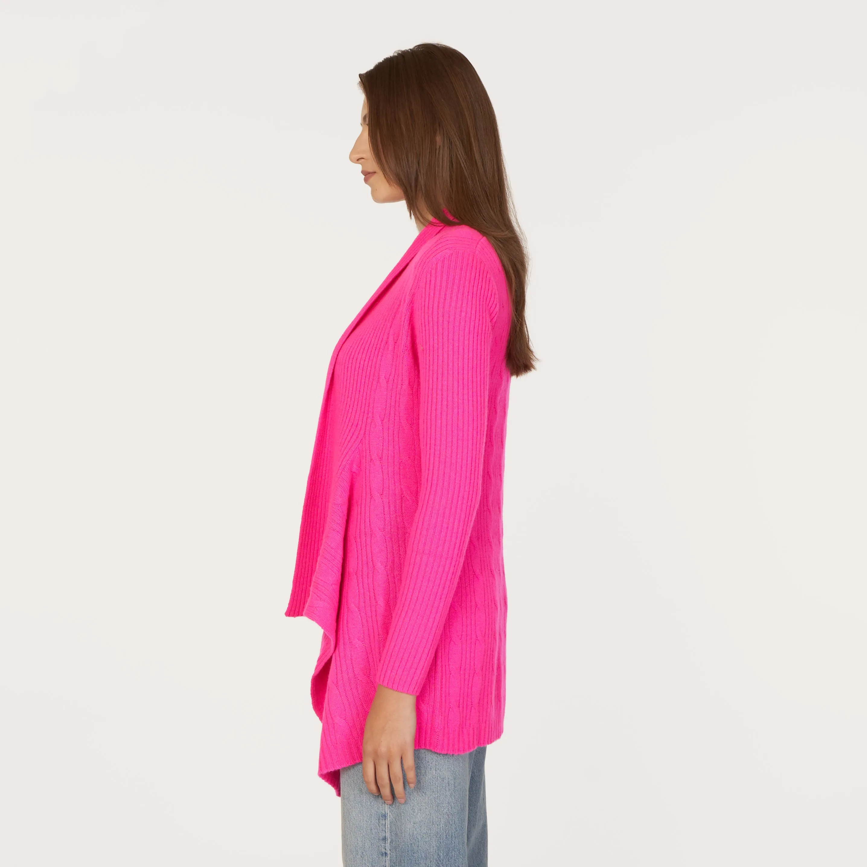 Cable Drape in Hyper Pink sold by Autumn Cashmere product image thumbnail 2