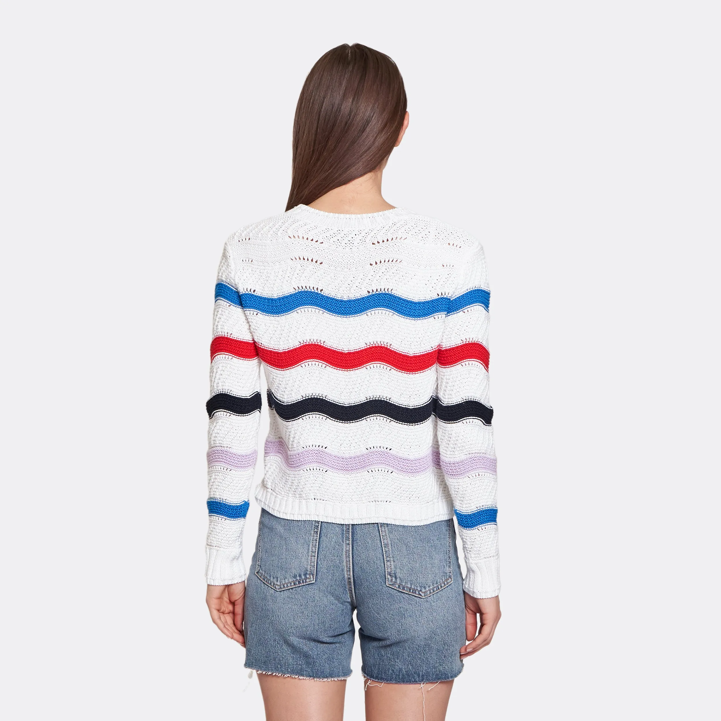 Wavy Stripe Crew sold by Autumn Cashmere product image thumbnail 4