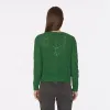 Diamond Stitch Open Pointelle Crew sold by Autumn Cashmere