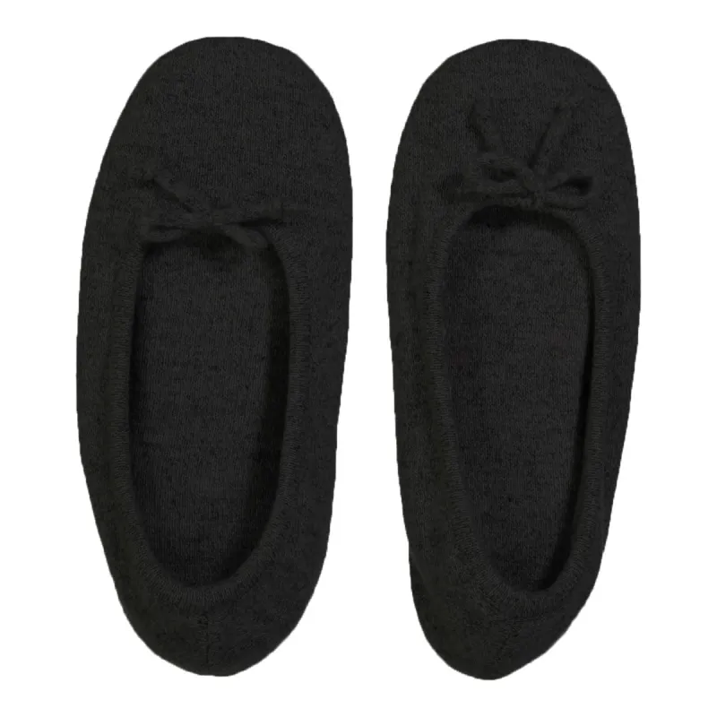 Cashmere Slippers in Black sold by Autumn Cashmere