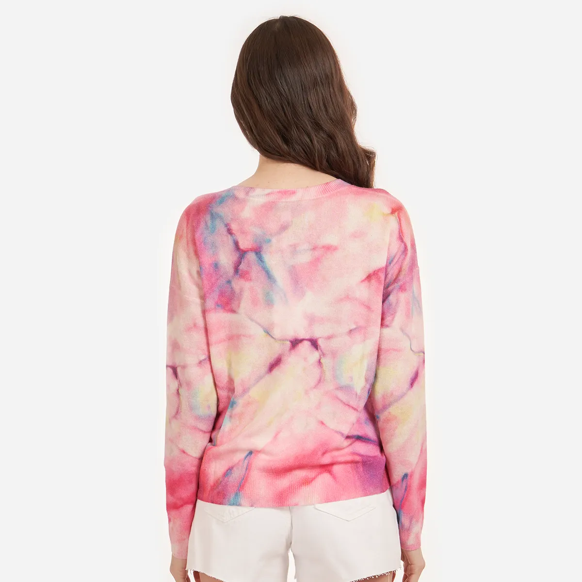 Pastel Marble Print Crew sold by Autumn Cashmere product image thumbnail 3