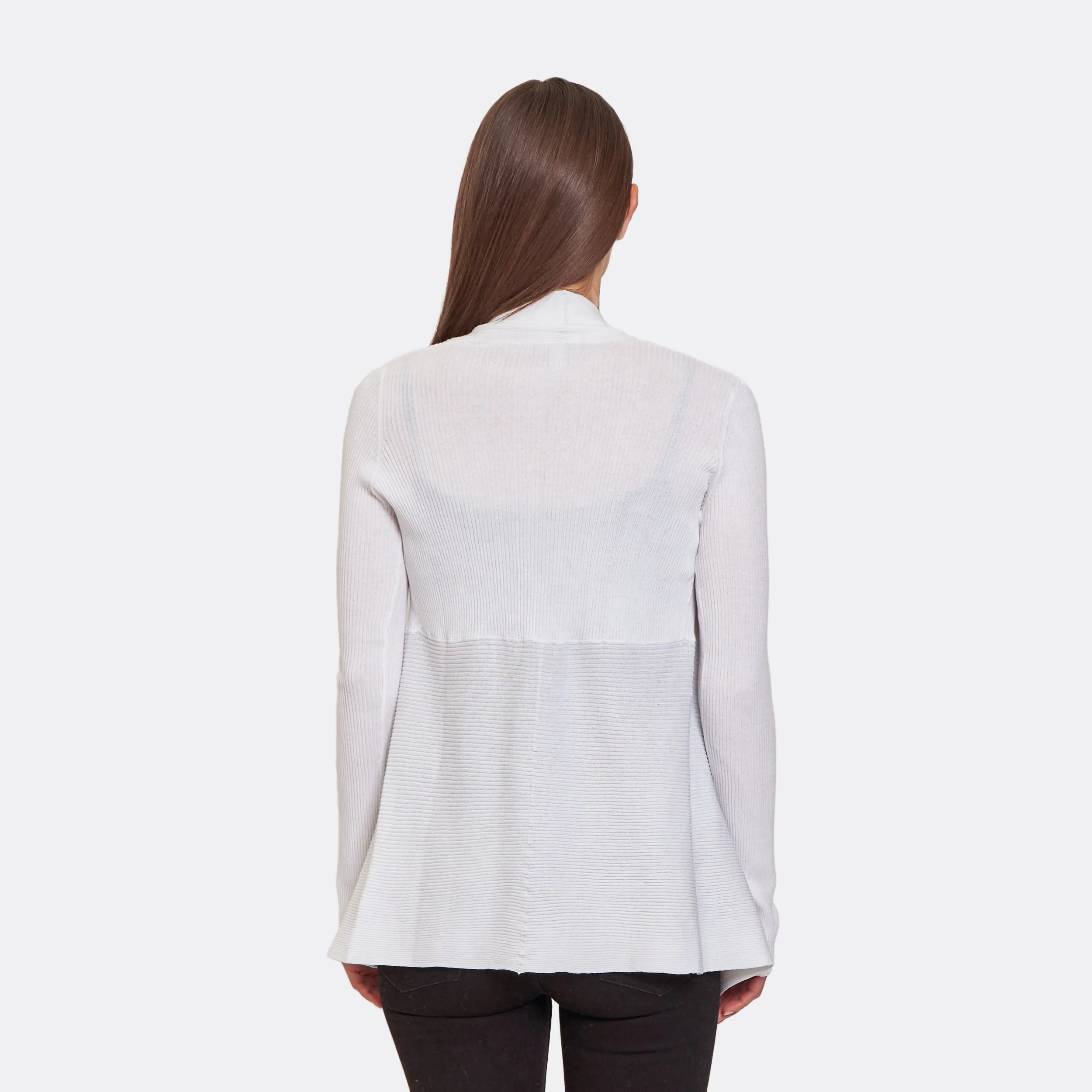 Rib Drape in White sold by Autumn Cashmere product image thumbnail 4