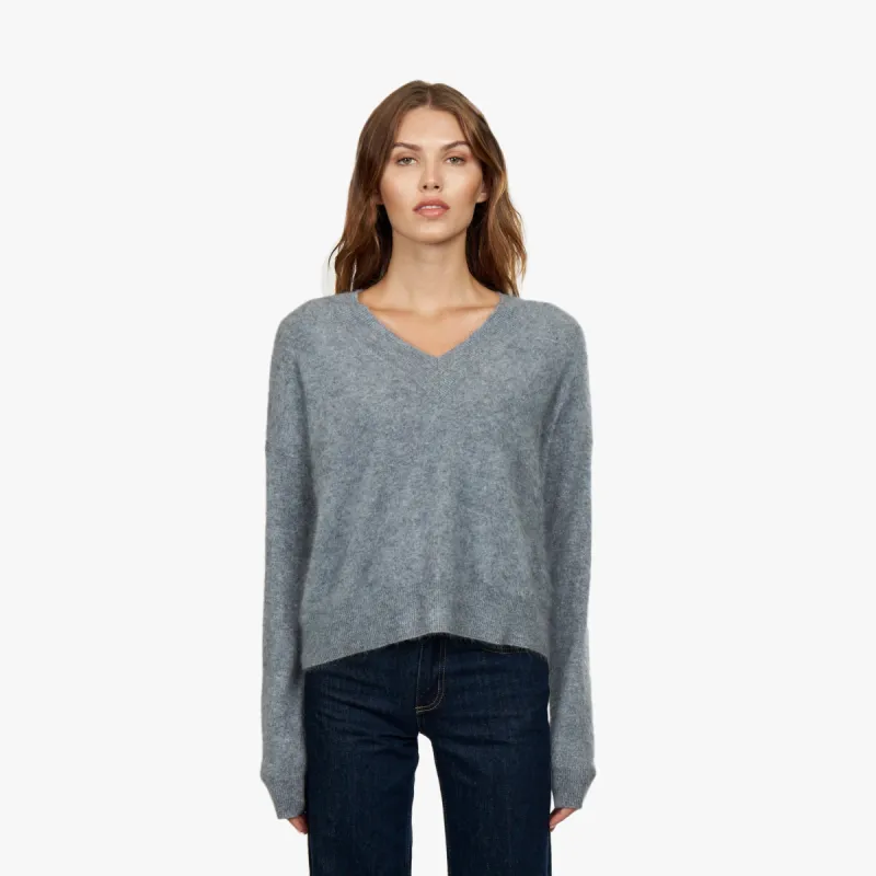 Fluffy V in Feather sold by Autumn Cashmere