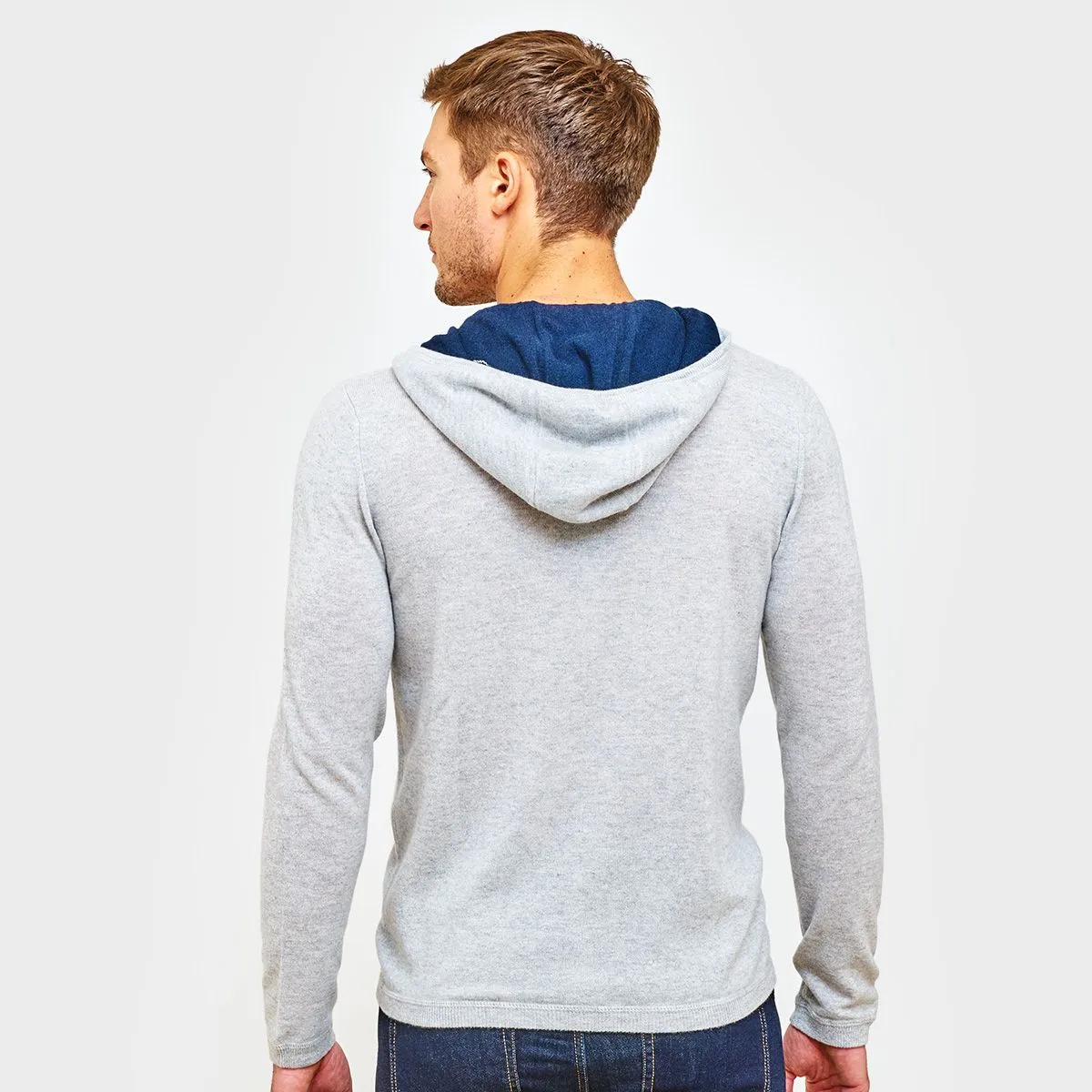 Cashmere Hoodie with Contrast Lining sold by Autumn Cashmere product image thumbnail 2