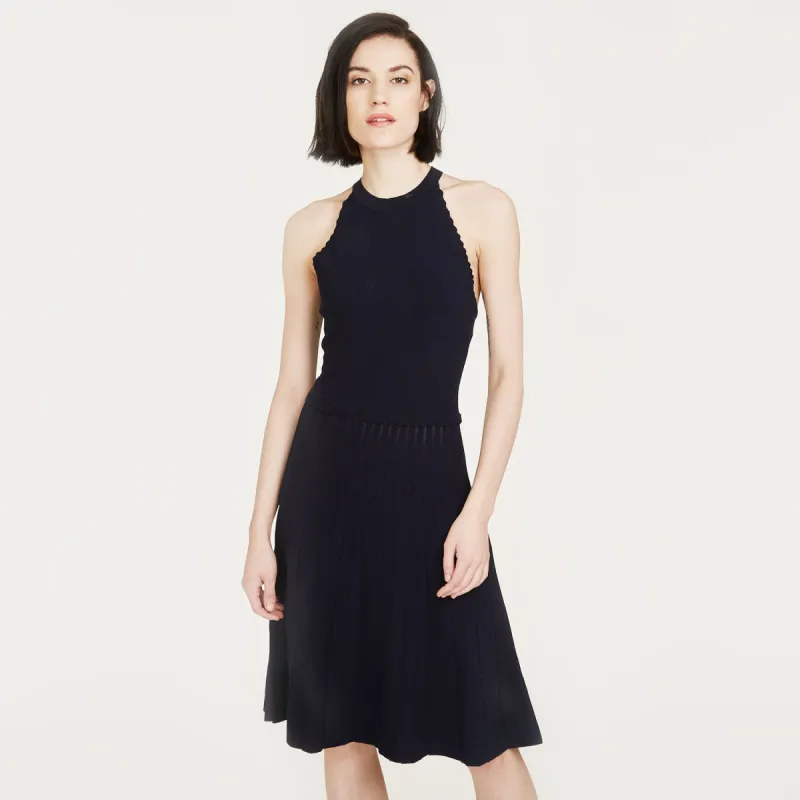 Racerback Halter Dress w/ Scallop Edges sold by Autumn Cashmere