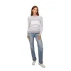 Boxy Stripe w/ Tuck Stitch sold by Autumn Cashmere