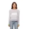 Boxy Stripe w/ Tuck Stitch sold by Autumn Cashmere