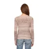 Marled Mesh Crew in Neutral Combo sold by Autumn Cashmere