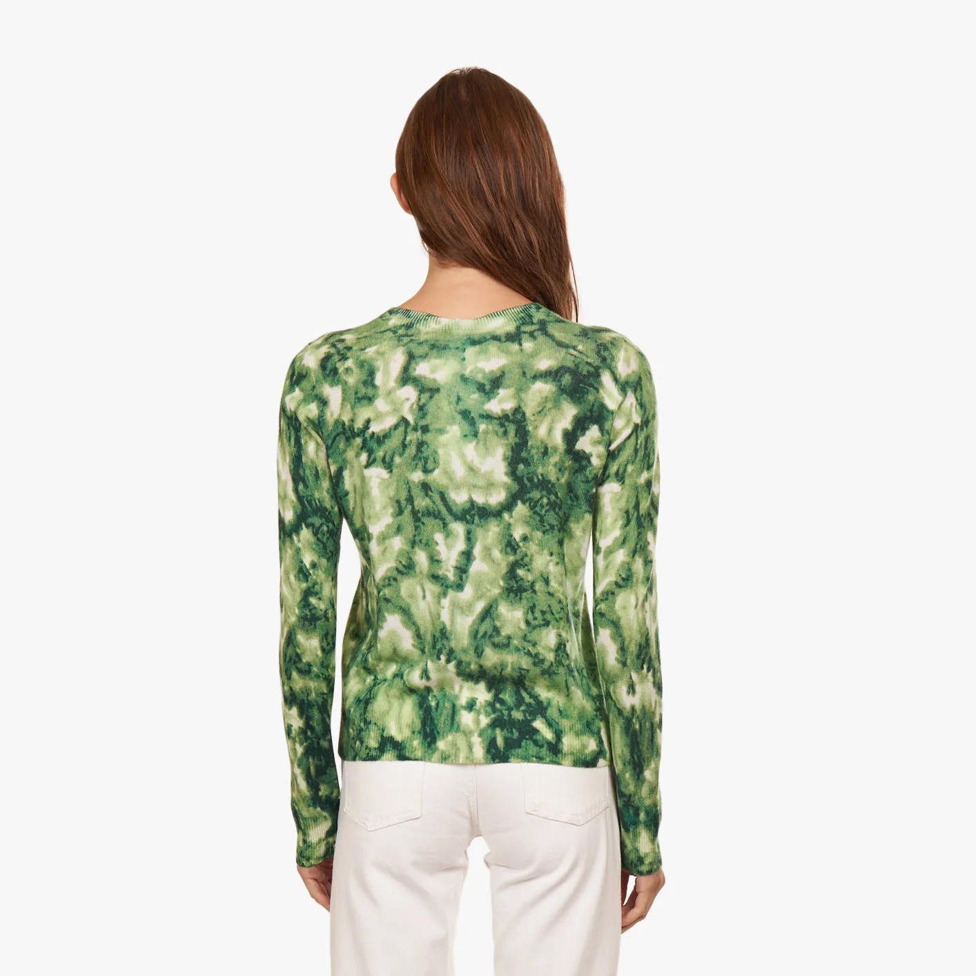 Floral Print Crew in Eucalyptus Combo sold by Autumn Cashmere product image thumbnail 3