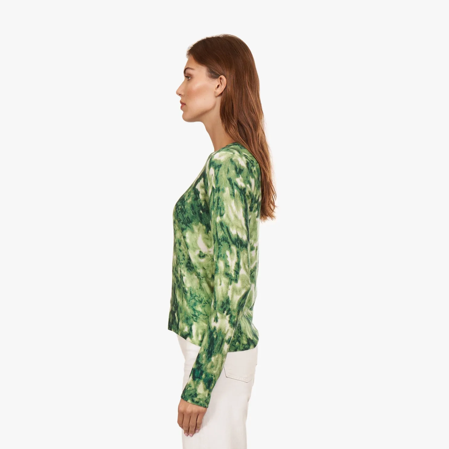Floral Print Crew in Eucalyptus Combo sold by Autumn Cashmere product image thumbnail 4