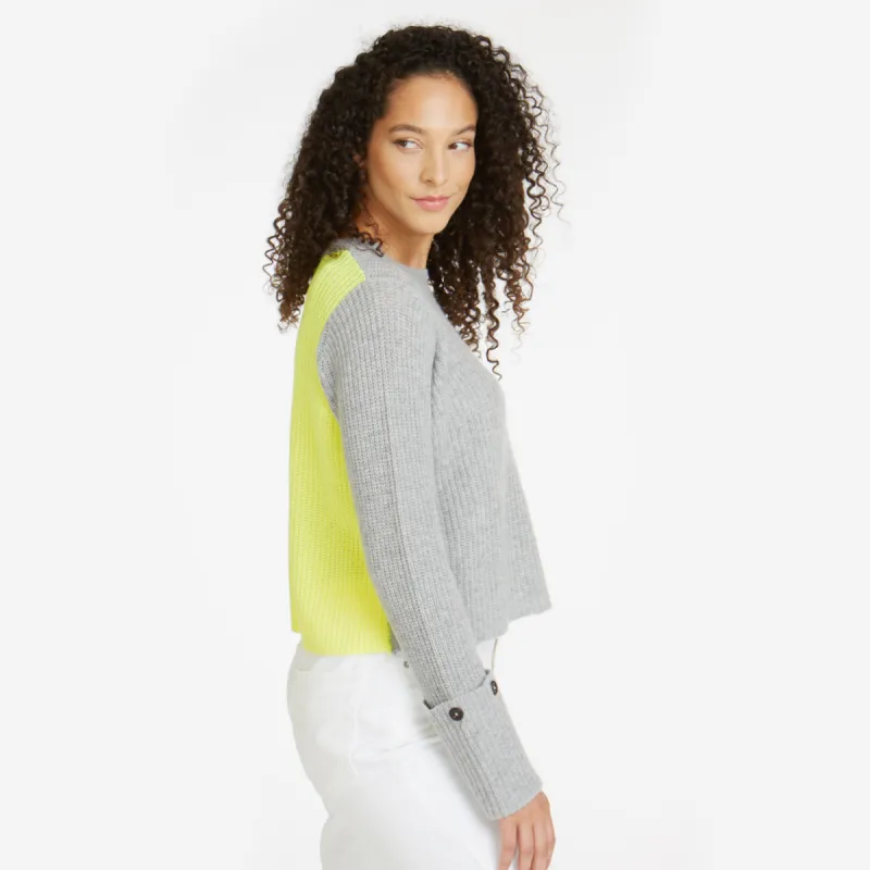 Color Block Shaker Button Cuffs sold by Autumn Cashmere