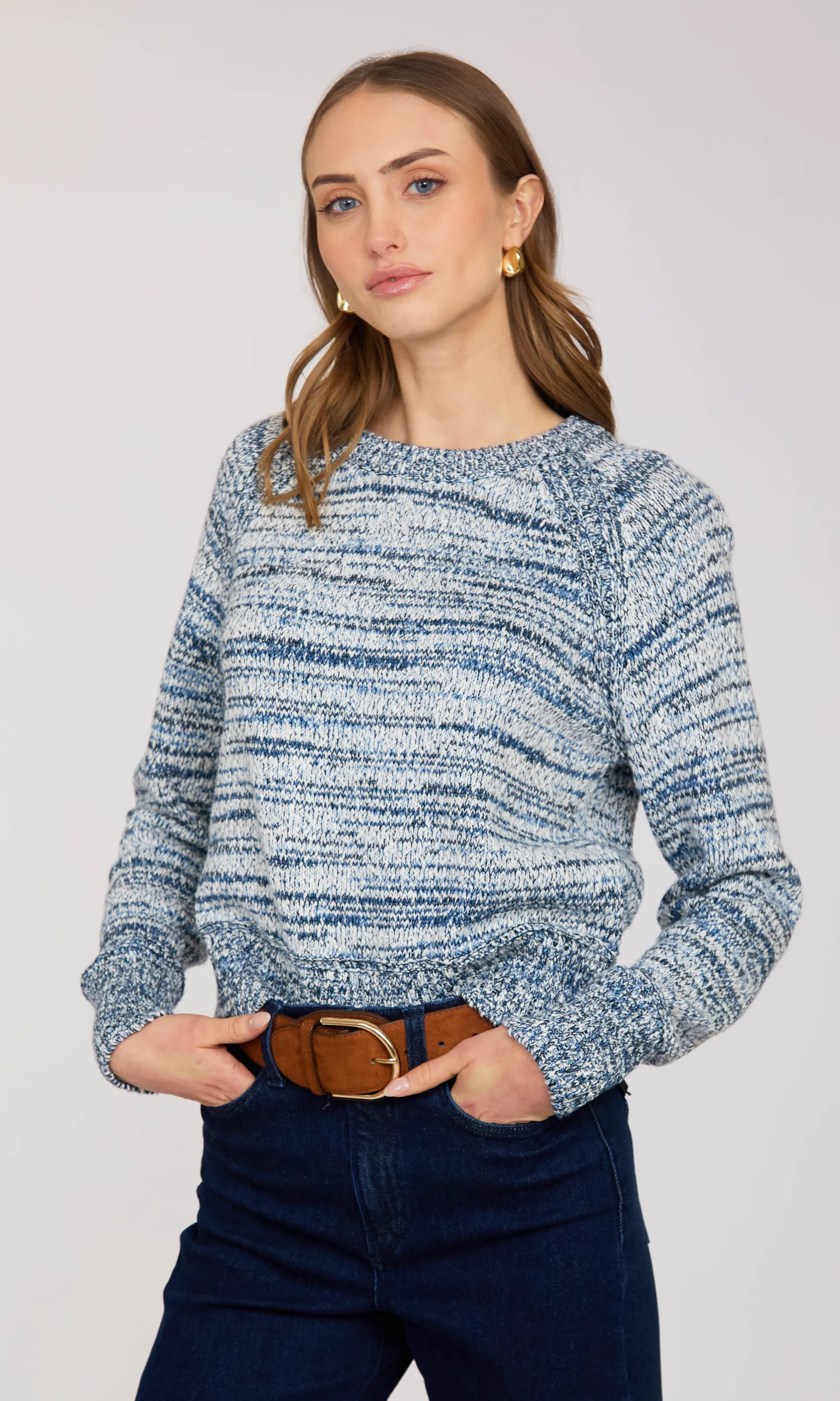 Slubby Tweed Crew sold by Autumn Cashmere product image thumbnail 2