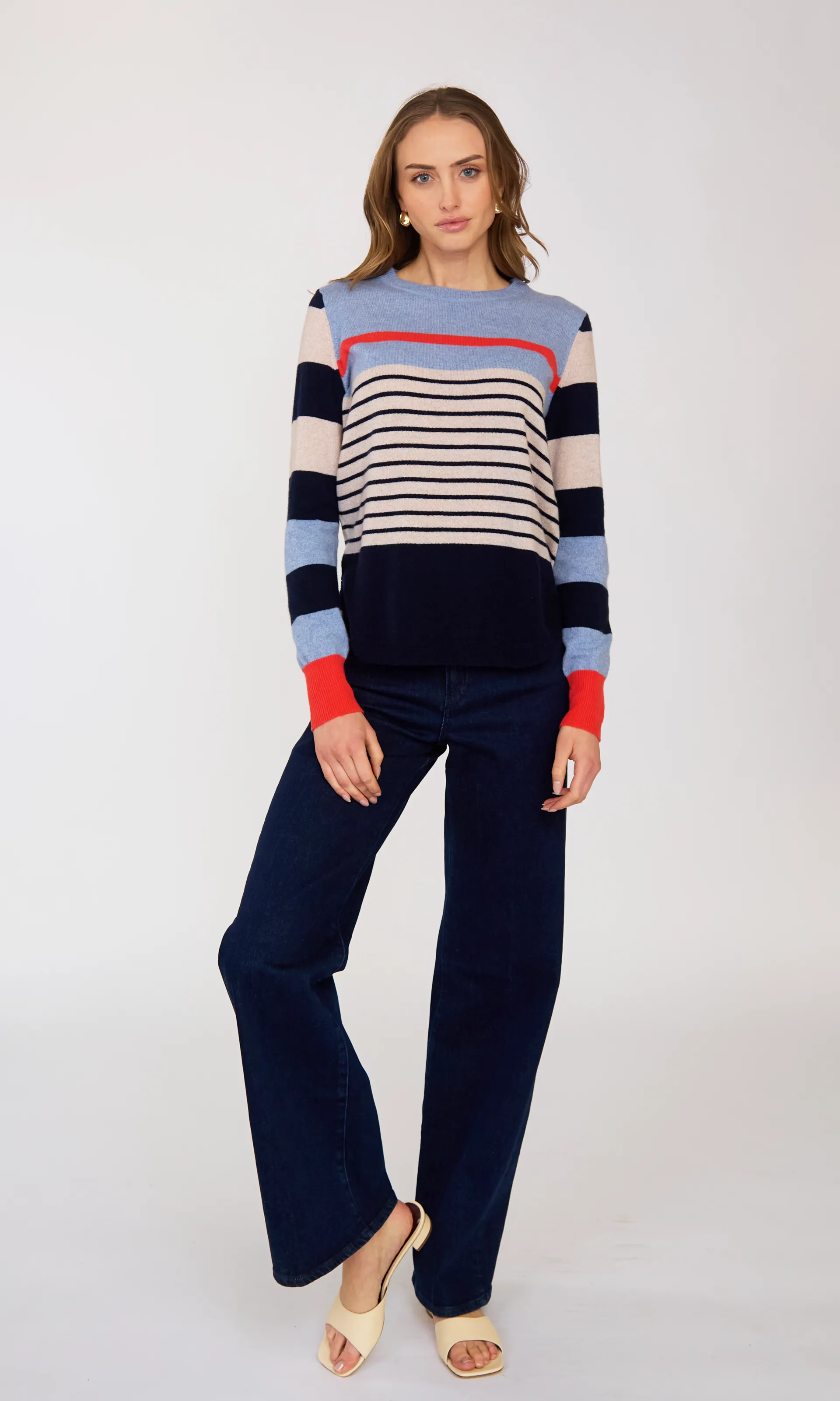 Striped Shirttail Crew sold by Autumn Cashmere product image thumbnail 2