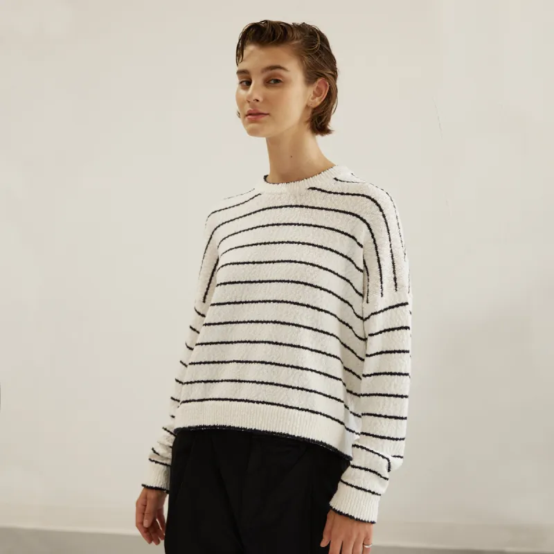 Oversize Texture Stripe sold by Autumn Cashmere