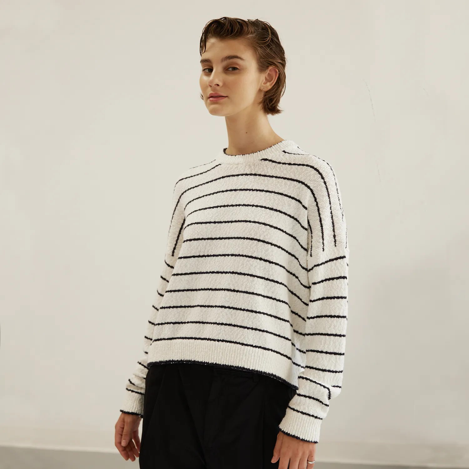 Oversize Texture Stripe sold by Autumn Cashmere