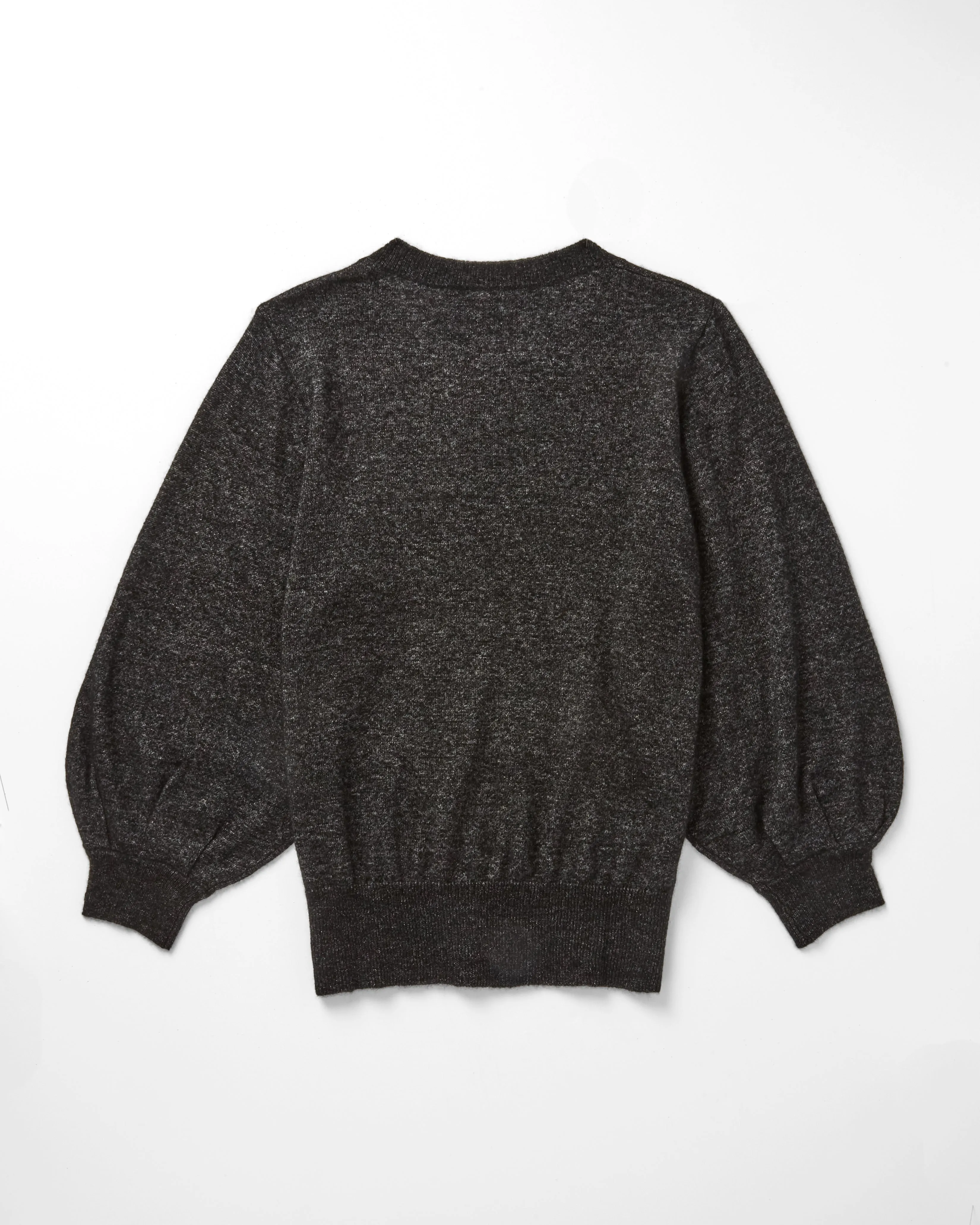 Puff 3/4 Sleeve Crew in Black sold by Autumn Cashmere product image thumbnail 2
