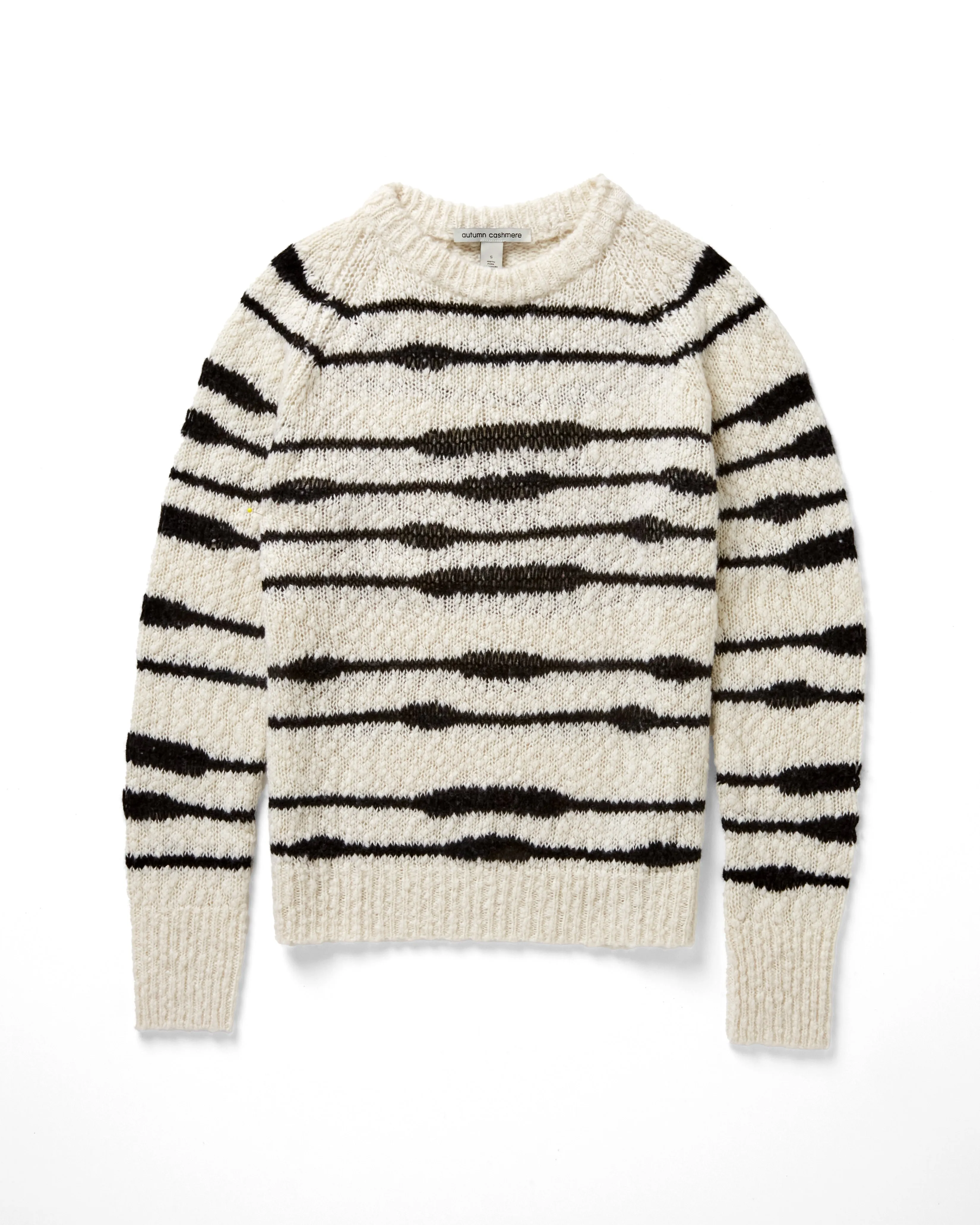 Striped Raglan Crew sold by Autumn Cashmere