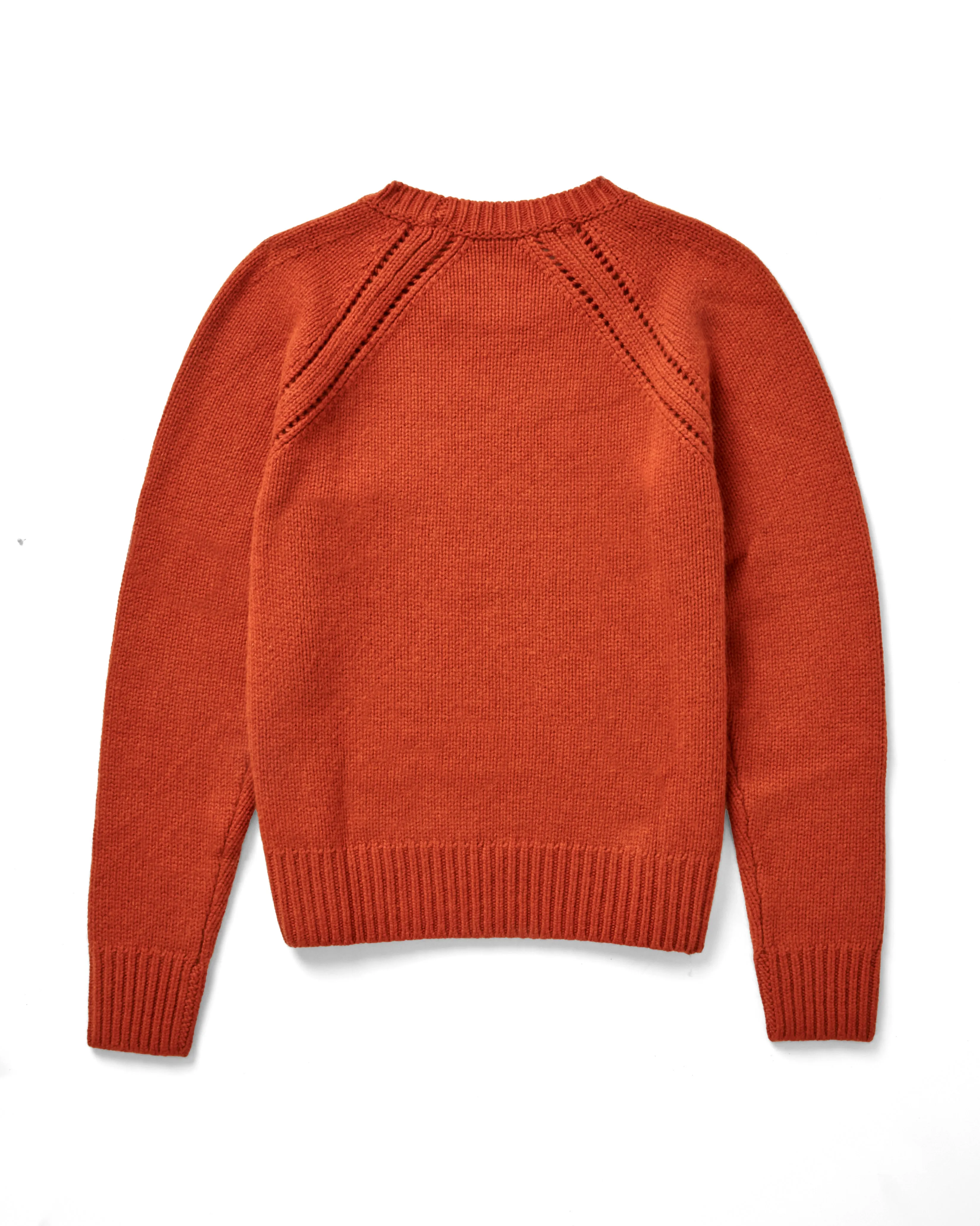 Relaxed Open Raglan Crew in Henna sold by Autumn Cashmere product image thumbnail 2