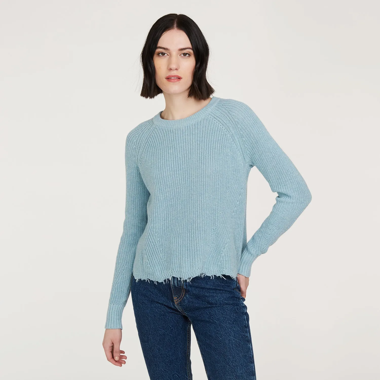 Distressed Scallop Shaker in Wrangler sold by Autumn Cashmere product image thumbnail 3